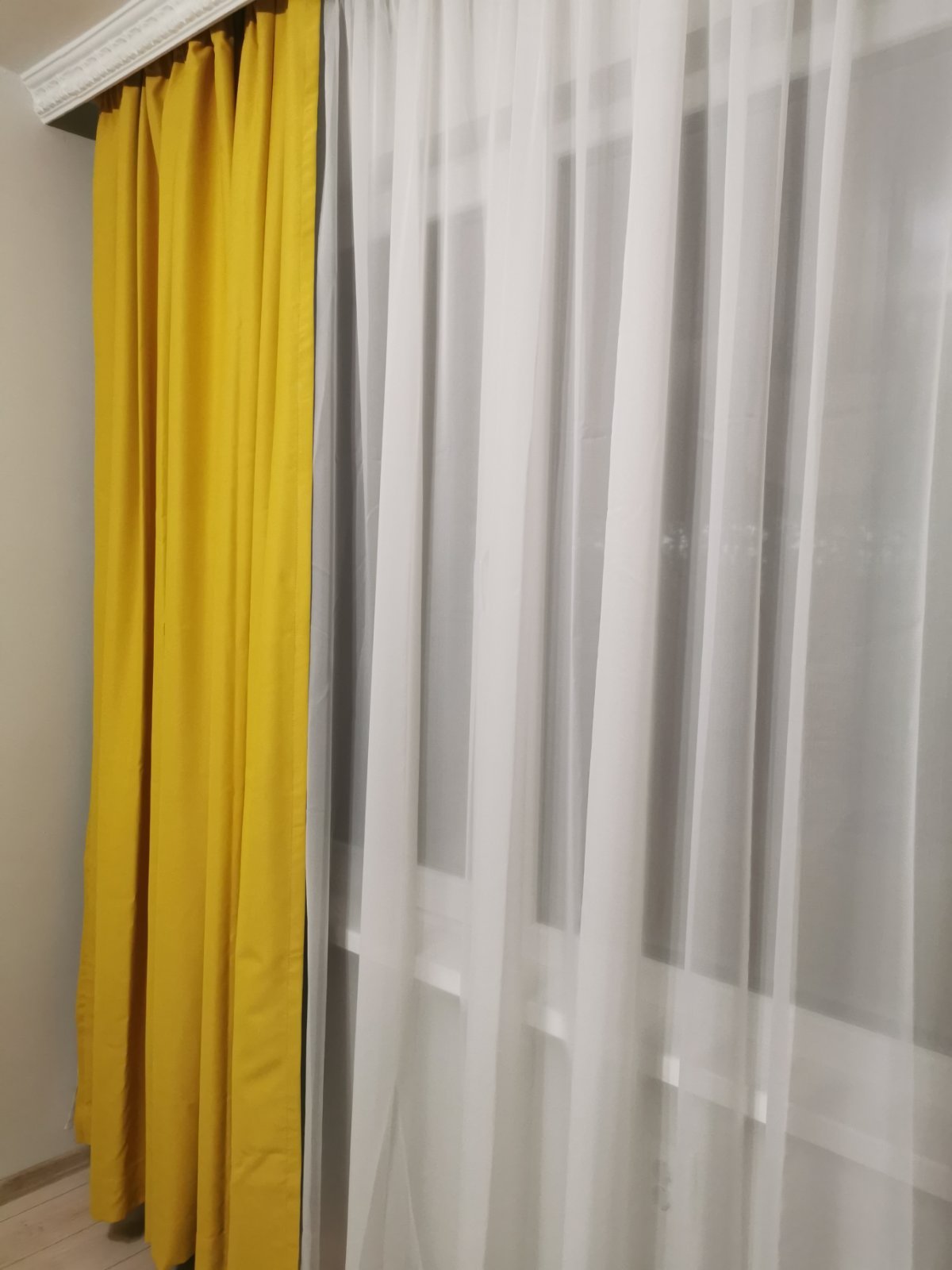 Ptextil - Готова завеса Блекаут Горчица, С перделък Готова завеса Блекаут Горчица, С перделък - Image 4