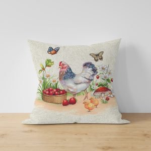 Ptextil - Декоративни калъфки Жакардова декоративна калъфка Ферма 45х45 см.