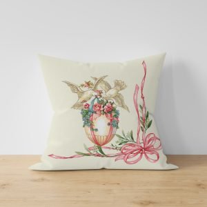 Ptextil - Декоративни калъфки Жакардова декоративна калъфка Лебеди 45х45 см.