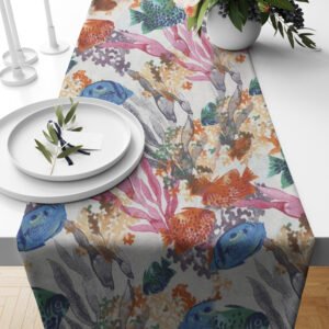 Ptextil - Текстилни продукти Тишлайфер "Морски корали" , в размер 40/140 см.