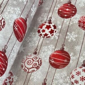 Покривка "Коледни играчки"