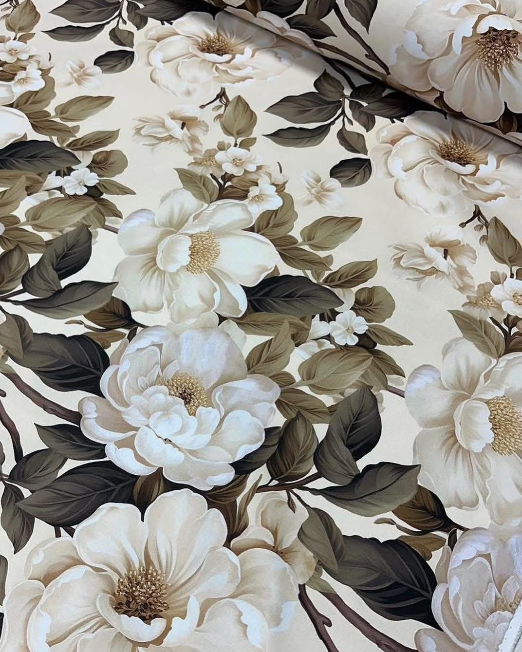 Ptextil - Хидрофобирана покривка "Бели рози" Хидрофобирана покривка "Бели рози"